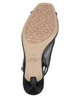 Black Mesh | Tamera Peep Toe Heels with Wraparound Strap