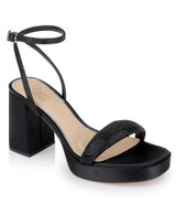 Black | Teddi Platform Block Heels