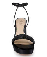 Black | Teddi Platform Block Heels