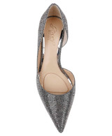 Smoke | Teegan Pointed Toe Kitten Heel Pumps