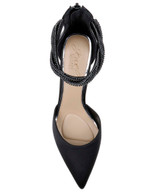 Black | Tinsley Pointed Toe Block Heel Pumps