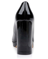 Black Patent | Trisha Mary Jane Platform Pumps in Patent Leather