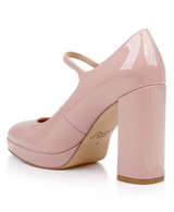 Blush Patent | Trisha Mary Jane Platform Pumps in Patent Leather