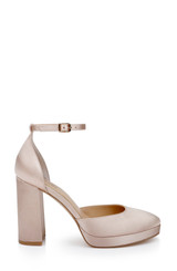Dark Nude | Stephanie Platform PumpsSide