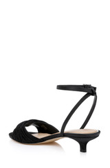 Black | Nance Kitten Heel Sandals Back Side