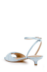 Sky Blue | Nance Kitten Heel Sandals Back Side