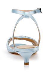 Sky Blue | Nance Kitten Heel Sandals Back