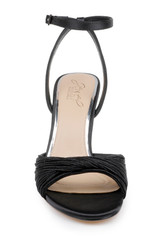 Black | Nannette Ankle Strap Sandals Front