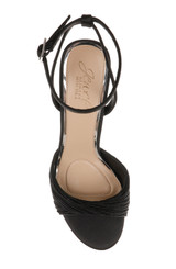 Black | Nannette Ankle Strap Sandals Top