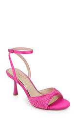 Hot Pink | Nannette Ankle Strap Sandals Front Side