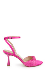 Hot Pink | Nannette Ankle Strap Sandals Side