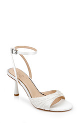 Ivory | Nannette Ankle Strap Sandals Front Side