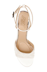 Ivory | Nannette Ankle Strap Sandals Top