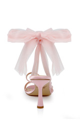 Pink Pink | Norris Ankle Wrap Sandals Back