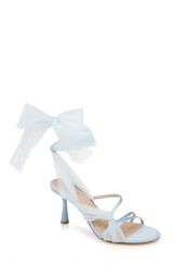 Sky Blue | Norris Ankle Wrap Sandals Front Side