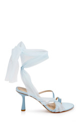 Sky Blue | Norris Ankle Wrap Sandals Side