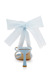 Sky Blue | Norris Ankle Wrap Sandals Back