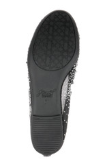 Black Mesh | Nuala Mesh Flats Sole