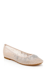 Nude Mesh | Nuala Mesh Flats Front Side
