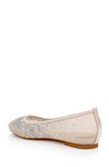 Nude Mesh | Nuala Mesh Flats Back Side