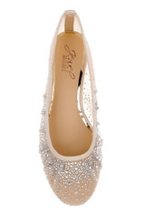 Nude Mesh | Nuala Mesh Flats Top