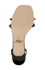 Black | Nayla Kitten Heel Sandals Sole