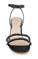 Black | Nella Block Heel Sandals Front