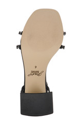 Black | Nella Block Heel Sandals Sole