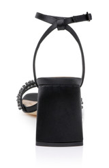 Black | Nella Block Heel Sandals Back