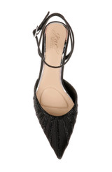 Black | Fable Pointed Toe Kitten Heels Top