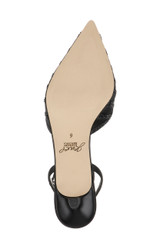 Black | Fable Pointed Toe Kitten Heels Sole