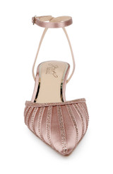 Blush | Fable Pointed Toe Kitten Heels Front