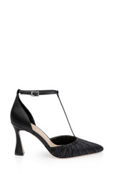 Black | Faithlyn d'Orsay T-Strap Pumps Side