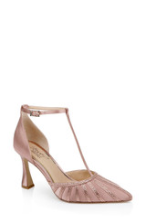 Blush | Faithlyn d'Orsay T-Strap Pumps Front Side