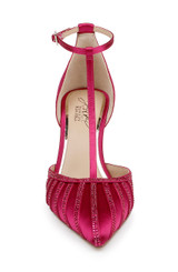 Passion Pink | Faithlyn d'Orsay T-Strap Pumps Front