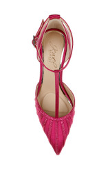Passion Pink | Faithlyn d'Orsay T-Strap Pumps Top