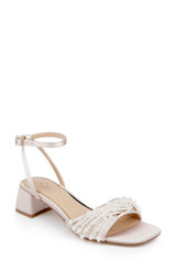 Champagne | Fallon Block Heel Sandals Front Side