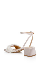 Champagne | Fallon Block Heel Sandals Back Side