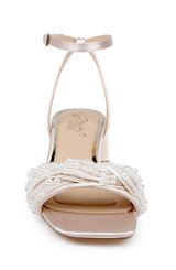 Champagne | Fallon Block Heel Sandals Front