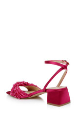 Passion Pink | Fallon Block Heel Sandals Back Side