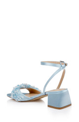 Sky Blue | Fallon Block Heel Sandals Back Side