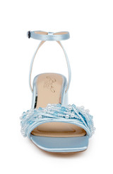 Sky Blue | Fallon Block Heel Sandals Front