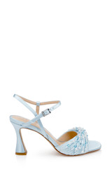 Sky Blue | Fanny Pearl Stiletto Heel Sandals Side