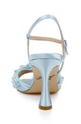 Sky Blue | Fanny Pearl Stiletto Heel Sandals Back