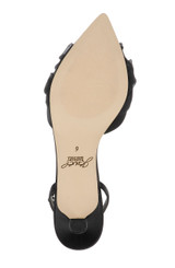 Black | Favor Pointed Toe Kitten Heels Sole