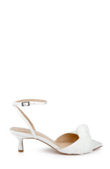 Ivory | Favor Pointed Toe Kitten Heels Side