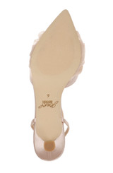 Nude | Favor Pointed Toe Kitten Heels Sole