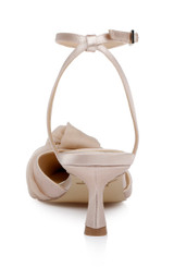 Nude | Favor Pointed Toe Kitten Heels Back