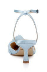 Sky Blue | Favor Pointed Toe Kitten Heels Back