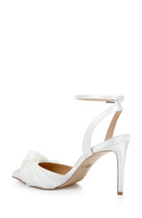 Ivory | Federica Ankle Strap Pumps Back Side